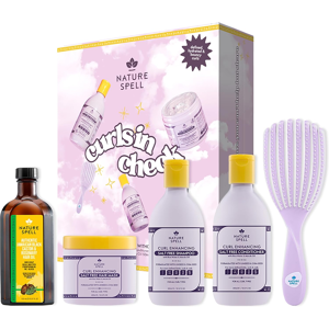 Nature Spell Curls In Check Haircare Gift Set For Her, Beauty Gift For Women With Kinks, Coil Nature Spell Curls In Check Haircare Gift Set For Her, Beauty Gift For Women With Kinks, Coil