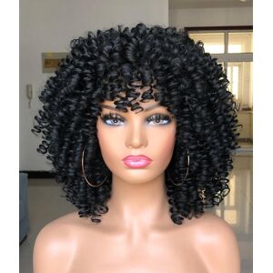 isamy Isamy Curly Afro Wig With Bangs Short Kinky Curly Wigs For Black Women Syntheti isamy Isamy Curly Afro Wig With Bangs Short Kinky Curly Wigs For Black Women Syntheti