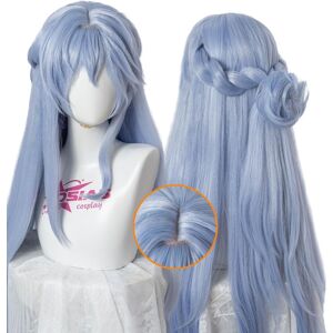 Osias Honkai Star Rail Robin Wig Light Blue Long Gradient Hair Osias Honkai Star Rail Robin Wig Light Blue Long Gradient Hair