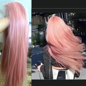 Serenewig 13x3\" Pre Plucked Long Straight Colorful Wigs For Women Natural Looking Heat Re Serenewig 13x3\" Pre Plucked Long Straight Colorful Wigs For Women Natural Looking Heat Re