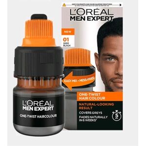 L'Oreal Loreal Paris Men Expert One Twist Hair Colour Dye 01 Deep Black L'Oreal Loreal Paris Men Expert One Twist Hair Colour Dye 01 Deep Black
