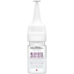 Box Of 12 Goldwell Dualsenses Blondes & Highlights Color Lock Serum 18 Ml Box Of 12 Goldwell Dualsenses Blondes & Highlights Color Lock Serum 18 Ml