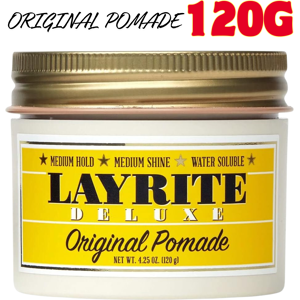 Layrite Original Pomade Deluxe Strong Hold Hair Wax & Styling Gel For Men 120g Layrite Original Pomade Deluxe Strong Hold Hair Wax & Styling Gel For Men 120g