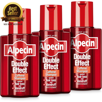 Alpecin - Double Effect - 3x200ml - Anti Dandruff - Shampoo Alpecin - Double Effect - 3x200ml - Anti Dandruff - Shampoo