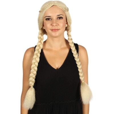 Hpo Halloween Party Online Hpo Women'S Medieval Renaissance Elegant Princess Blonde Braided Pigtail Wig, P Hpo Halloween Party Online Hpo Women'S Medieval Renaissance Elegant Princess Blonde Braided Pigtail Wig, P