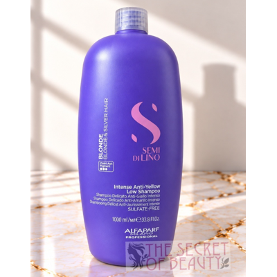 Alfaparf Milano Semi di Lino Blonde - Anti-Yellow Low Shampoo Alfaparf Milano Semi di Lino Blonde - Anti-Yellow Low Shampoo
