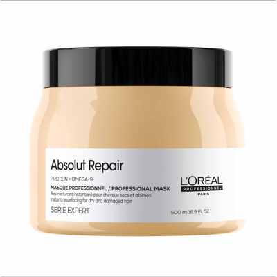 L'Oréal L' Oreal Serie Expert Absolut Repair Protein + Omega-9 Mask 500ml Uk Seller L'Oréal L' Oreal Serie Expert Absolut Repair Protein + Omega-9 Mask 500ml Uk Seller