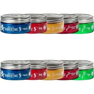 Barbertime Hair Styling Matte Pomade Wax Assorted Bundle 150ml (10 Pack) Barbertime Hair Styling Matte Pomade Wax Assorted Bundle 150ml (10 Pack)
