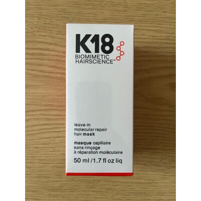 K18 Leave-In Molecular Repair Hair Mask - 50 ml K18 Leave-In Molecular Repair Hair Mask - 50 ml