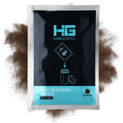 Hair Genetics Hair Fibres Refill Packs - Fill In Bald Spots & Thinning Hair For A Fuller Look, Hair Genetics Hair Fibres Refill Packs - Fill In Bald Spots & Thinning Hair For A Fuller Look,