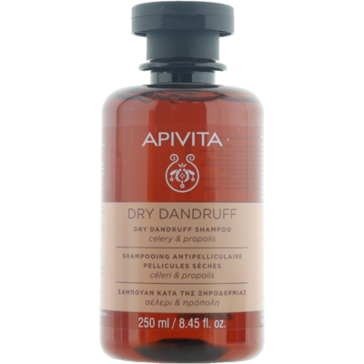 Apivita Dry Dandruff Shampoo Celery & Propolis 250ml - Free Shipping Apivita Dry Dandruff Shampoo Celery & Propolis 250ml - Free Shipping