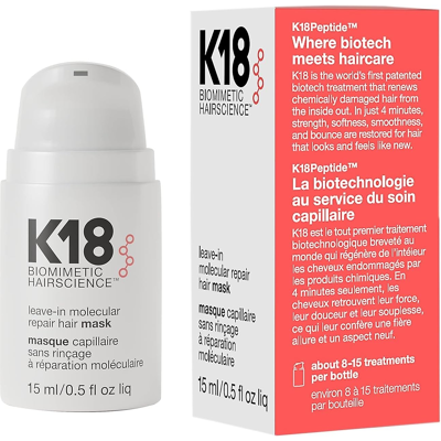 Does Not Apply K18 Leave-In Molecular Hair Mask, Repairs Dry Or Damaged Hair, Reverse Hair Dama Does Not Apply K18 Leave-In Molecular Hair Mask, Repairs Dry Or Damaged Hair, Reverse Hair Dama