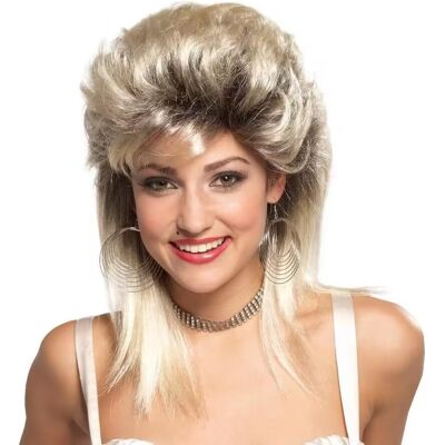siudus Blonde Mullet Wigs For Women 70s 80s Disco Synthetic Layered Shoulder Length Ha siudus Blonde Mullet Wigs For Women 70s 80s Disco Synthetic Layered Shoulder Length Ha