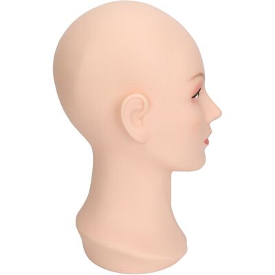 Bald Manikin Head Wig Mannequin Head Female Face Washable Pvc Mannequin Head New Bald Manikin Head Wig Mannequin Head Female Face Washable Pvc Mannequin Head New