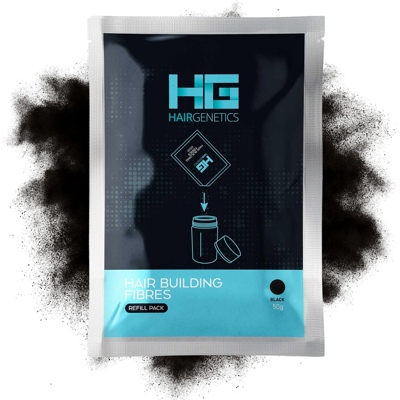Hair Genetics Hair Fibres Refill Packs - Fill In Bald Spots & Thinning Hair For A Fuller Look, Hair Genetics Hair Fibres Refill Packs - Fill In Bald Spots & Thinning Hair For A Fuller Look,