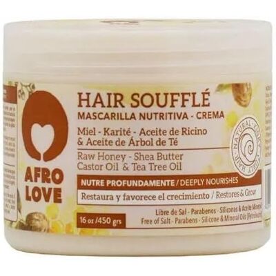 Afro Love Hair Souffle 450grams Deep Conditioner With Raw Honey, Shea Butter, C Afro Love Hair Souffle 450grams Deep Conditioner With Raw Honey, Shea Butter, C