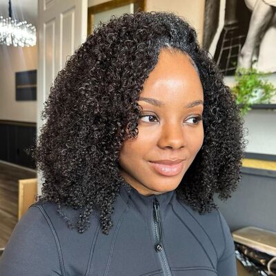 Rosa Queen Half Wig Kinky Curly Wigs For Black Women 200 Density Glueless Wigs Synthetic H Rosa Queen Half Wig Kinky Curly Wigs For Black Women 200 Density Glueless Wigs Synthetic H