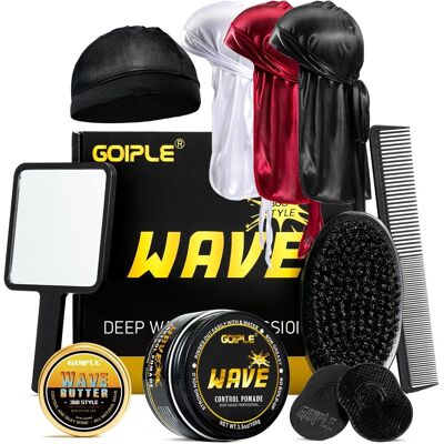 Wozutunt Wave Pomade For Men Strong Hold Easy Wash Hair Cream Grease, Promotes Layered W Wozutunt Wave Pomade For Men Strong Hold Easy Wash Hair Cream Grease, Promotes Layered W