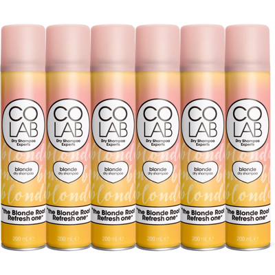 Slg Brands Colab Blonde Dry Shampoo, Pack Of 6, 200ml - Dry Shampoo For Blonde Hair Slg Brands Colab Blonde Dry Shampoo, Pack Of 6, 200ml - Dry Shampoo For Blonde Hair