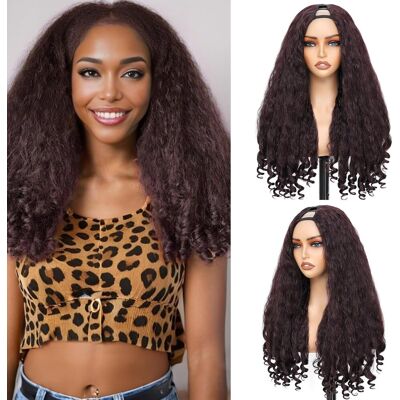 Yacurcur Afro Wig V Part Kinky Curly Wigs For Black Women 180% Density Wear And Go Gluel Yacurcur Afro Wig V Part Kinky Curly Wigs For Black Women 180% Density Wear And Go Gluel