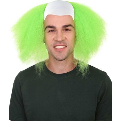 Hpo Halloween Party Online Hpo Adult Men'S Scary Killer Clown Wig, Green Colour Style For Halloween, Flame Hpo Halloween Party Online Hpo Adult Men'S Scary Killer Clown Wig, Green Colour Style For Halloween, Flame