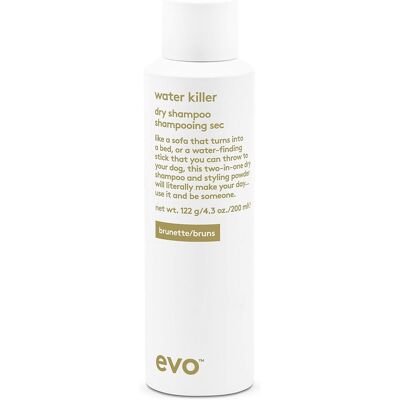 Evo Water Killer Dry Shampoo Brunette - Absorbs Oil To Refresh Hair, Brunette P Evo Water Killer Dry Shampoo Brunette - Absorbs Oil To Refresh Hair, Brunette P