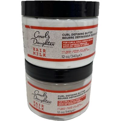 Carol'S Daughter Hair Milk Curl Defining Butter For Curls And Coil 340g X2 Carol'S Daughter Hair Milk Curl Defining Butter For Curls And Coil 340g X2