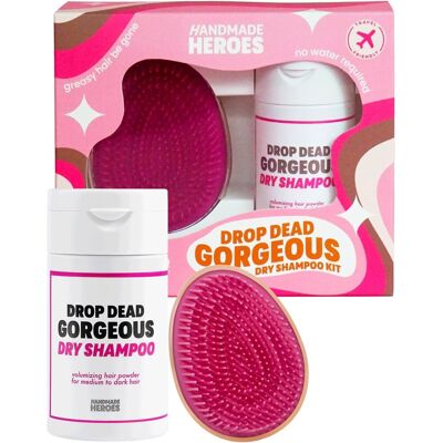 Handmade Heroes Dry Shampoo And Brush Kit, Non Aerosol Volumizing Dry Shampoo P Handmade Heroes Dry Shampoo And Brush Kit, Non Aerosol Volumizing Dry Shampoo P