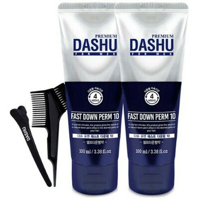 Dashu For Men Premium Fast Down Perm Set / Self Styling Side Hair / 100ml X 2ea Dashu For Men Premium Fast Down Perm Set / Self Styling Side Hair / 100ml X 2ea