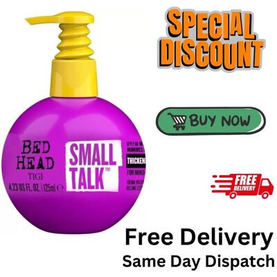 Bed Head By Tigi - Small Talk Hair Thickening Cream - For Fine Hair - 125 Ml Bed Head By Tigi - Small Talk Hair Thickening Cream - For Fine Hair - 125 Ml