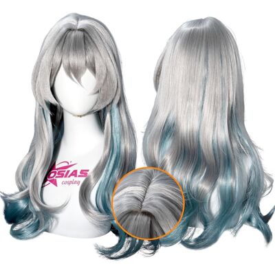 Osias Firefly Wig Long Curly Grey Gradien Synthetic Heat Resistant Hair Osias Firefly Wig Long Curly Grey Gradien Synthetic Heat Resistant Hair