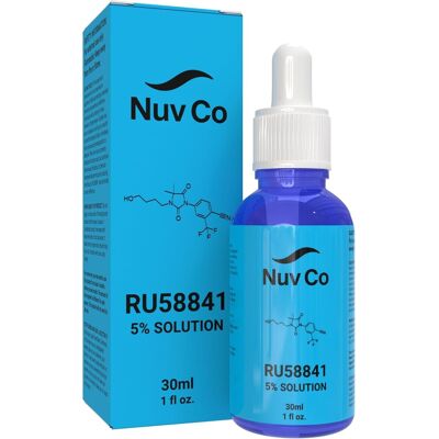 Nuv Co Ru58841 5% Solution (50mg/ml) Hair Serum - 30ml Bottle Nuv Co Ru58841 5% Solution (50mg/ml) Hair Serum - 30ml Bottle