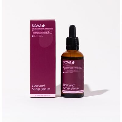 Sova Anti-Hair Loss Serum – Hair Growth & Density Support – Dht Blocker Wit Sova Anti-Hair Loss Serum – Hair Growth & Density Support – Dht Blocker Wit