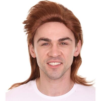 Hpo Halloween Party Online Hpo Brown Mullet Wig For Men – 80s Celebrity Cosplay Costume – Funny Hallow Hpo Halloween Party Online Hpo Brown Mullet Wig For Men – 80s Celebrity Cosplay Costume – Funny Hallow