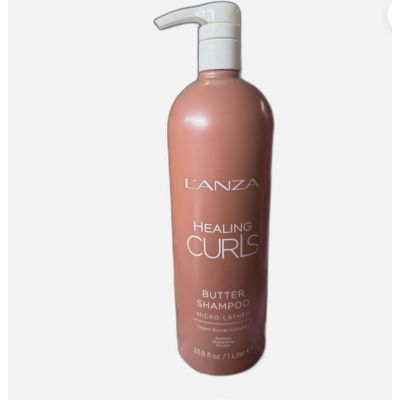 L’anza Lanza Healing Curls Butter Shampoo 33.8 Oz 100ml - Salon Size L’anza Lanza Healing Curls Butter Shampoo 33.8 Oz 100ml - Salon Size