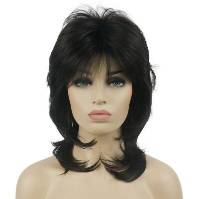 Lydell Long Soft Shaggy Layered Dark Brown Wig Classic Cap Full Synthetic Wigs Lydell Long Soft Shaggy Layered Dark Brown Wig Classic Cap Full Synthetic Wigs