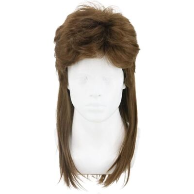 lemarnia 80s Men'S Long Straight Hair Mullet Wig Halloween Costume Party Wig lemarnia 80s Men'S Long Straight Hair Mullet Wig Halloween Costume Party Wig