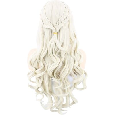 Topcosplay Womens Wigs Blonde Long Curly Wig Cosplay Halloween Costume Wigs Topcosplay Womens Wigs Blonde Long Curly Wig Cosplay Halloween Costume Wigs