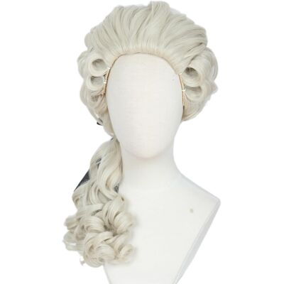 Linfairy Lawyer Curly Wig Light Blonde Halloween Cosplay Costume Wig For Party Linfairy Lawyer Curly Wig Light Blonde Halloween Cosplay Costume Wig For Party