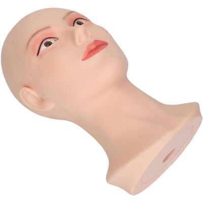 Bald Manikin Head Wig Mannequin Head Female Face Washable Pvc Mannequin Head Bye Bald Manikin Head Wig Mannequin Head Female Face Washable Pvc Mannequin Head Bye