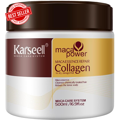 Does Not Apply Collagen Hair Mask 500ml Deep Repair Dry Damaged Hair All Types Treatment Care Does Not Apply Collagen Hair Mask 500ml Deep Repair Dry Damaged Hair All Types Treatment Care