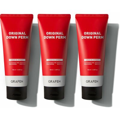 Grafen Original Down Perm Set / Mens Easy Self Styling Side Hair / 100ml X 3ea Grafen Original Down Perm Set / Mens Easy Self Styling Side Hair / 100ml X 3ea