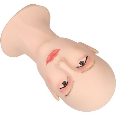 Bald Manikin Head Wig Mannequin Head Female Face Washable Pvc Mannequin Head Bald Manikin Head Wig Mannequin Head Female Face Washable Pvc Mannequin Head