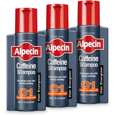 Alpecin Caffeine Shampoo C1 - 250 ml - Pack of 3 - Men - Shampoo Alpecin Caffeine Shampoo C1 - 250 ml - Pack of 3 - Men - Shampoo