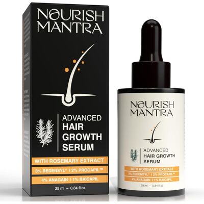 Nourish Mantra Advanced Hair Growth Serum With Rosemary Oil To Increase Hair G Nourish Mantra Advanced Hair Growth Serum With Rosemary Oil To Increase Hair G