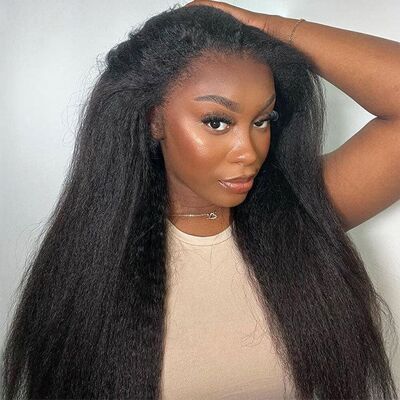 Rosa Queen 3 In 1 Half Wig Kinky Straight Wigs For Black Women 200 Density Glueless Wigs S Rosa Queen 3 In 1 Half Wig Kinky Straight Wigs For Black Women 200 Density Glueless Wigs S
