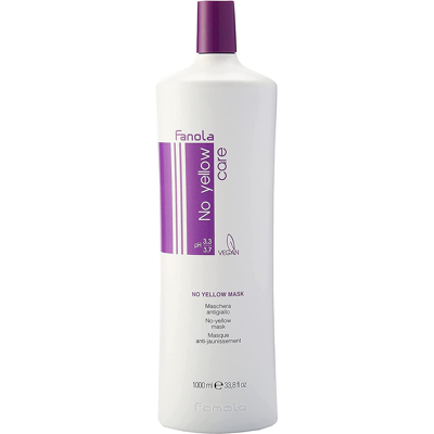 Branded Fanola No Yellow - No-Yellow Mask, 1000 Ml, Extra Violet Pigment Branded Fanola No Yellow - No-Yellow Mask, 1000 Ml, Extra Violet Pigment