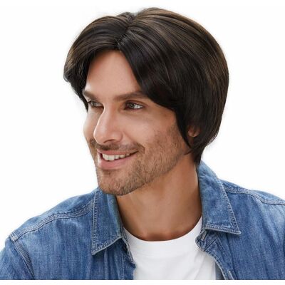 Stfantasy Brown Men Wigs Short Middle Part Synthetic Wig For Male Daily Used Co Stfantasy Brown Men Wigs Short Middle Part Synthetic Wig For Male Daily Used Co