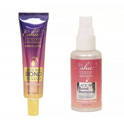 Esha Absolute Lace Wig Adhesive Glue (Strong Hold) & Remover Set Esha Absolute Lace Wig Adhesive Glue (Strong Hold) & Remover Set