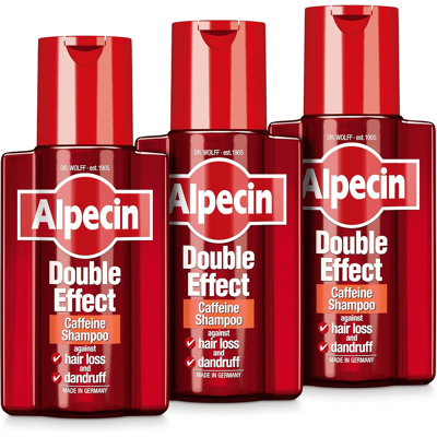 Branded Double Effect Shampoo 3x 200ml Anti Dandruff And Natural Hair Growth Shampoo Branded Double Effect Shampoo 3x 200ml Anti Dandruff And Natural Hair Growth Shampoo
